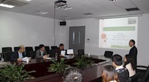 湖北省仙桃市委一行来我院考察