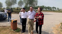 上海市科委副主任傅国庆考察我院宁夏石嘴星海湖项目