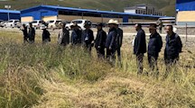 青海省果洛藏族自治州州委书记武玉嶂率代表团深入我院青海国内合作项目示范园考察