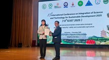 生态所科技人员参加第十三届国际科学技术融合促进可持续发展会议并获最佳口头报告奖