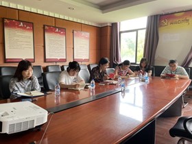食用菌学报和后勤党支部开展学习党章党史主题党日活动